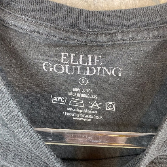Elle Goulding Deliurum Tour Tee in Black Size Small. - Picture 4 of 6